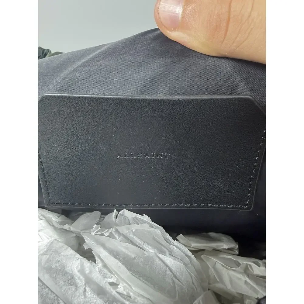 AllSaints Men's MARS REC Backpack Stellar Green One Size Military Buckle Closure
